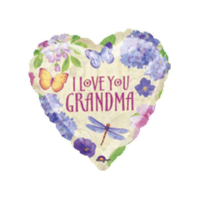 Palloncini Nonna Amore Pz.1 Mylar Cuore 18" Cm.45 main product photo