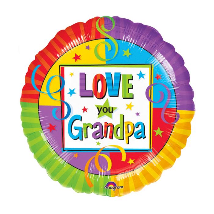Palloncini Nonno Amore Pz.1 Mylar Tondo 18" Cm.45 main product photo