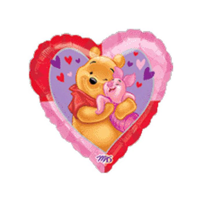 Palloncini Winnie The Pooh Mylar Pz.5 Mylar Cuore 32" Cm.80 main product photo