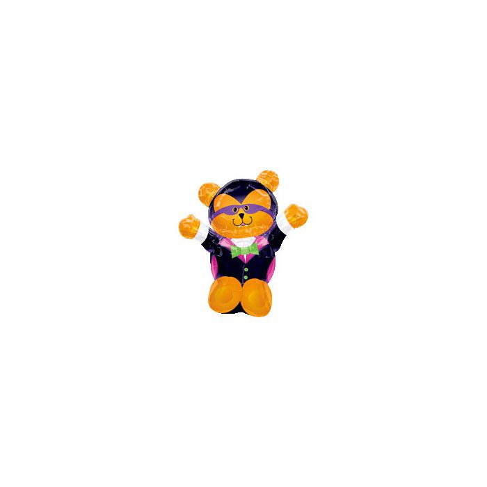 Palloncino Orsetto Halloween Pz.5 Mylar Sagomato Cm.64 X 71 main product photo