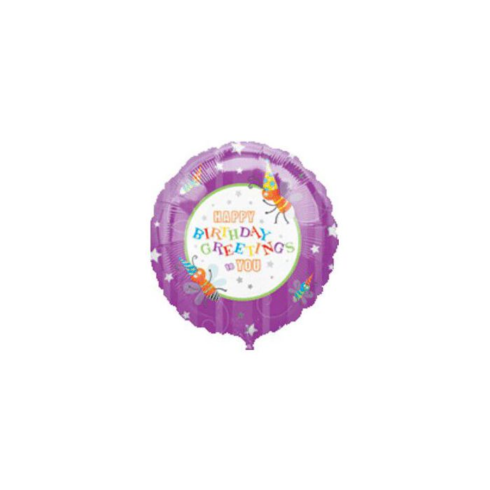 Palloncino Compleanno Pz.1 Mylar Tondo 18" Cm.45 main product photo