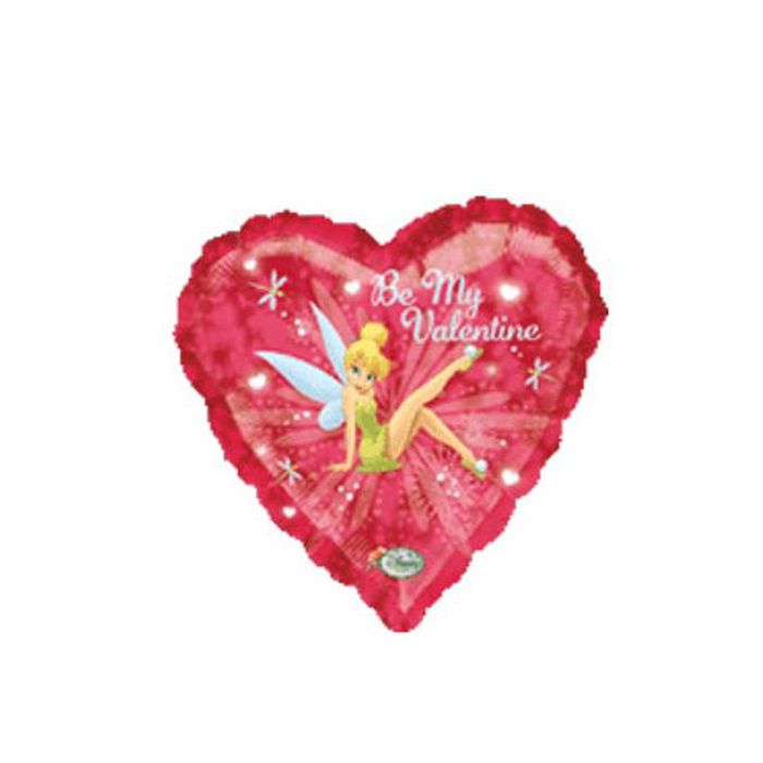 Palloncino Tinkerbell Valentine Pz.1 Mylar Cuore 32" Cm.81 main product photo