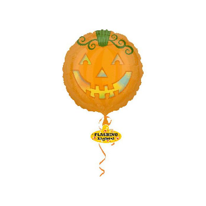 Palloncino Zucca Con Lucetta Pz.1 Mylar Tondo 32" Cm.81 main product photo