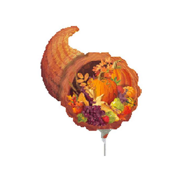 Palloncino Cornucopia Pz.5 Mylar Mini Shape Da Saldare Esclusa Bacchetta main product photo