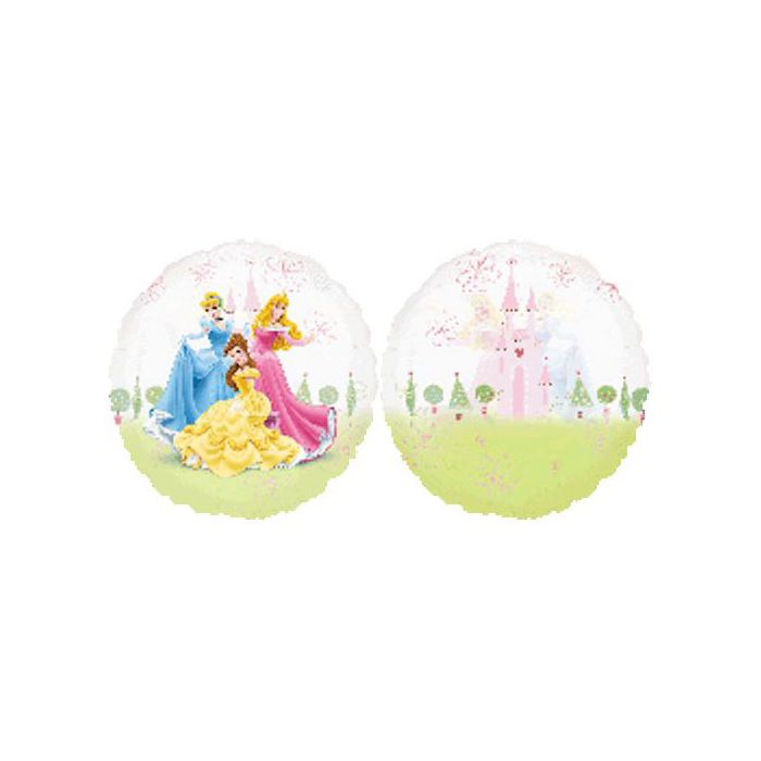 Palloncino Principesse Disney Pz.1 Mylar Tondo 26" Cm.66 Trasparente main product photo