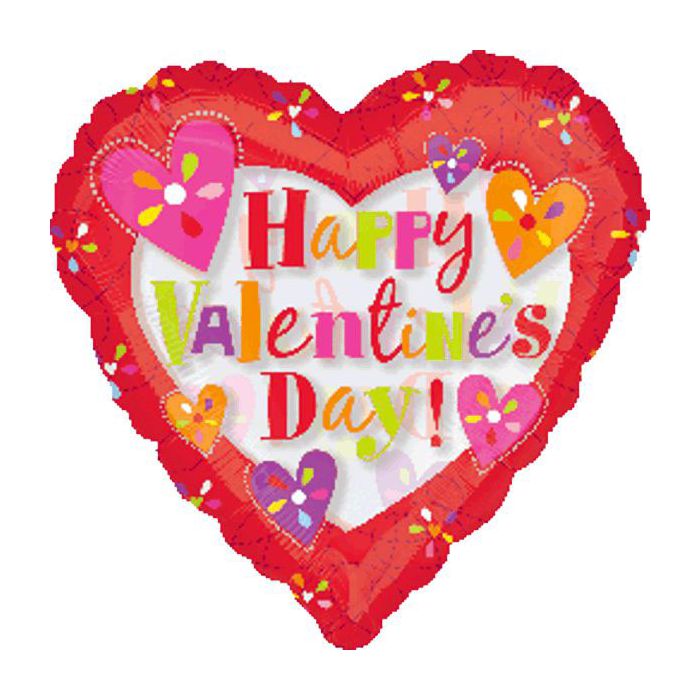 Palloncini Valentines Day Pz.1 Mylar Cuore 18" Cm.45 main product photo