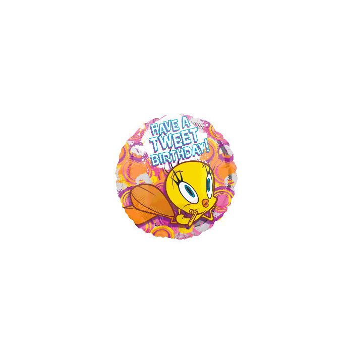 Palloncino Titti Compleanno Pz.1 Mylar Tondo 18" Cm.45 main product photo