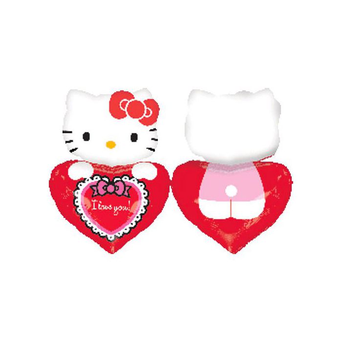 Palloncino Hello Kitty Lovin Pz.1 Mylar Sagomato Cm.53 X Cm.74 main product photo