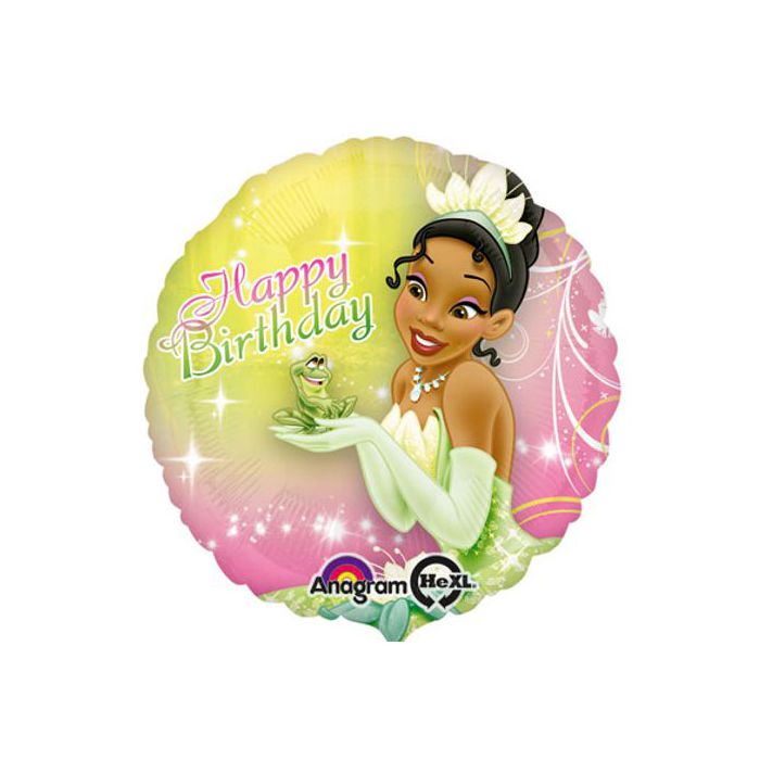 Palloncini Tiana La Principessa Pz.1 Mylar Tondo 18" Cm.45 main product photo