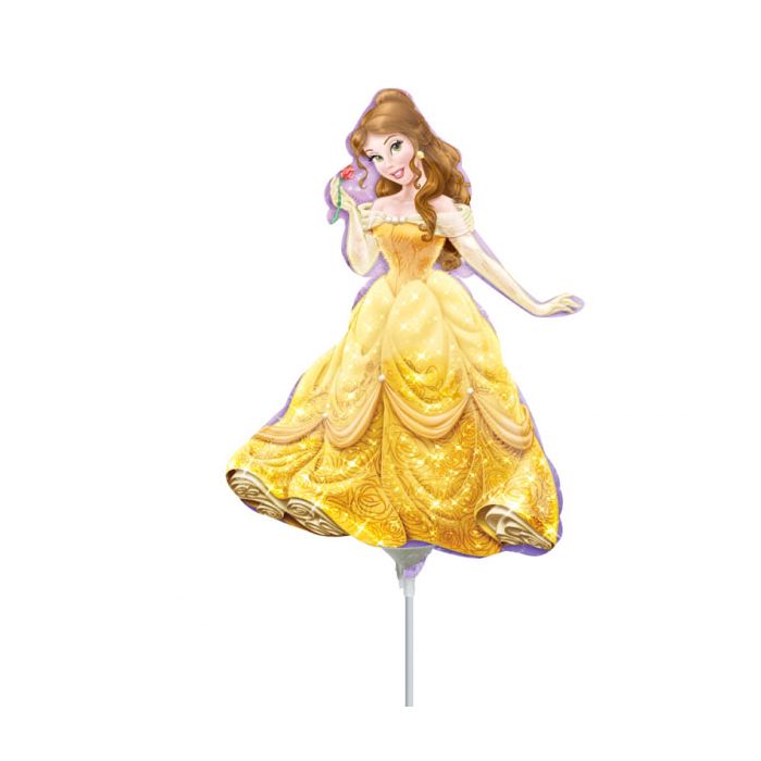 Palloncini Principessa Belle Pz.5 Mylar Mini Shape Da Saldare Esclusa Bacchetta main product photo