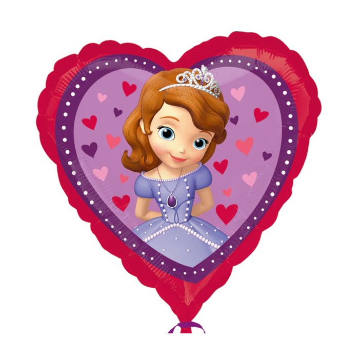 Palloncini Sofia La Principessa Pz.1 Mylar Tondo 18" Cm.45 main product photo