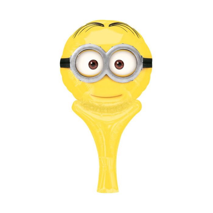 Palloncini Minions Pz.1 Mylar Mini Shape Inflate Cm.15 X Cm.h.30 main product photo