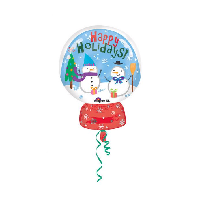 Palloncino Sfera Di Neve Pz.1 Mylar Sagomato 18" Cm.45 main product photo