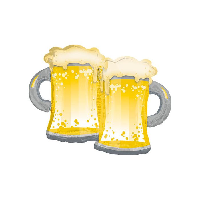 Palloncino Boccali Di Birra Pz.1 Mylar Sagomato Cm.81 X Cm.63 main product photo