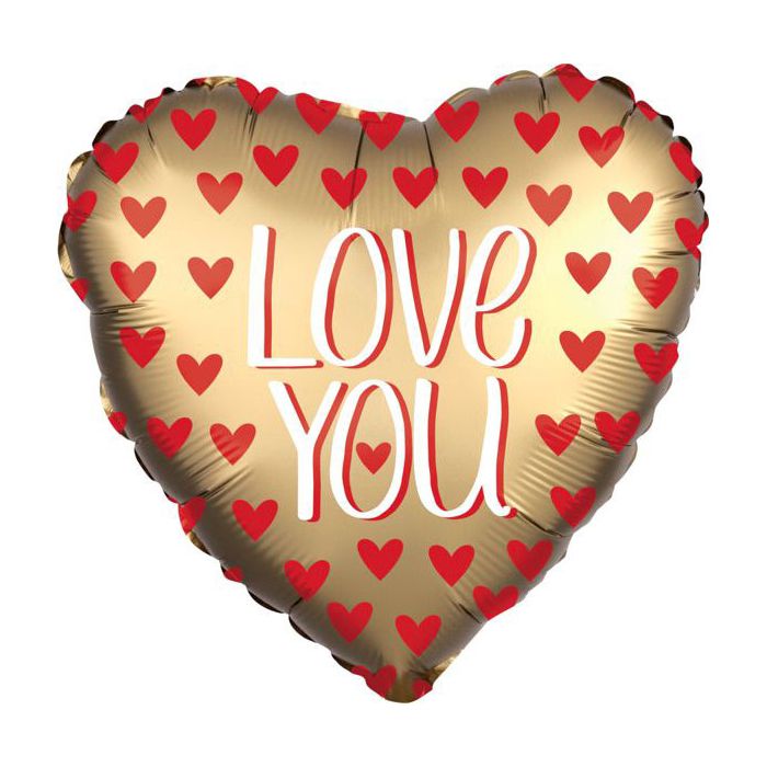 Palloncini satin love you gold pz.1 main product photo