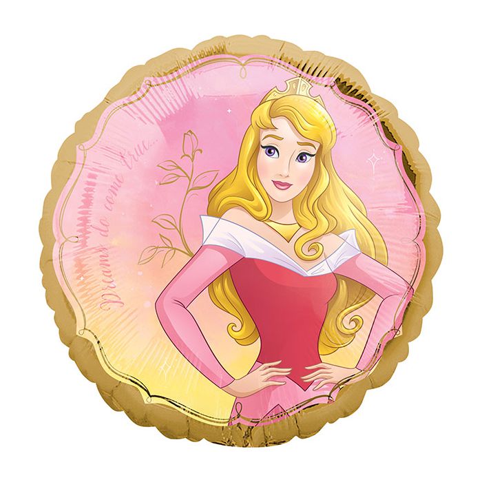Palloncino Principessa Aurora Pz.1 Mylar Tondo 17" Cm.43 main product photo