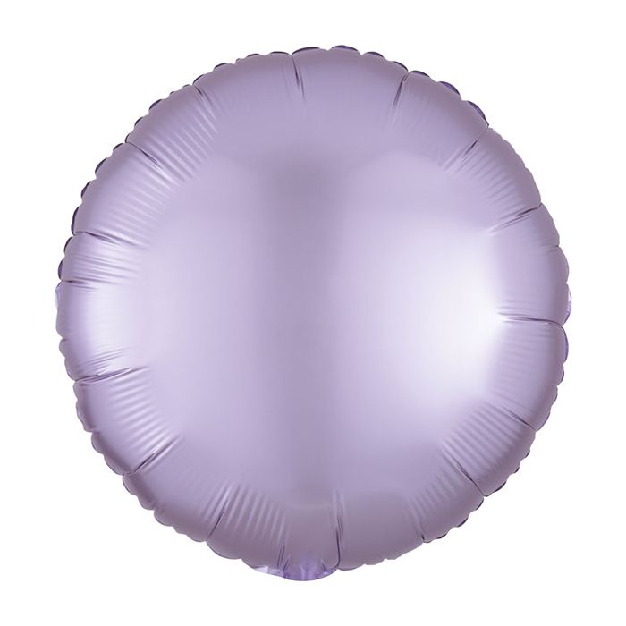 Palloncino Satin Luxe Pastel Lilac Pz.1 Mylar Tondo Cm.43 main product photo
