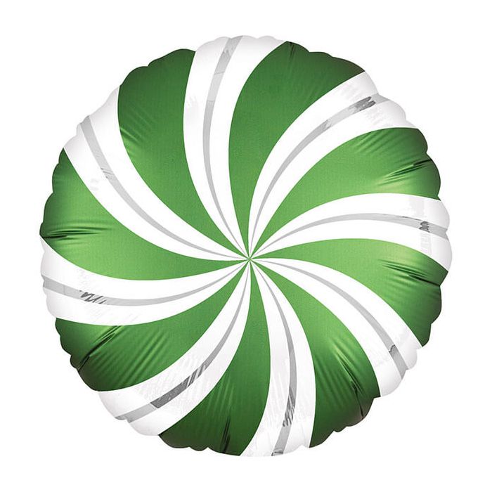 Palloncino Caramella Spirale Verde Pz.1 main product photo