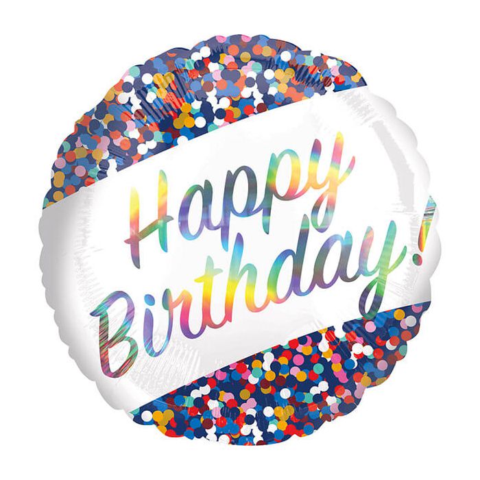 Palloncino Compleanno Iridescent Pz.1 main product photo