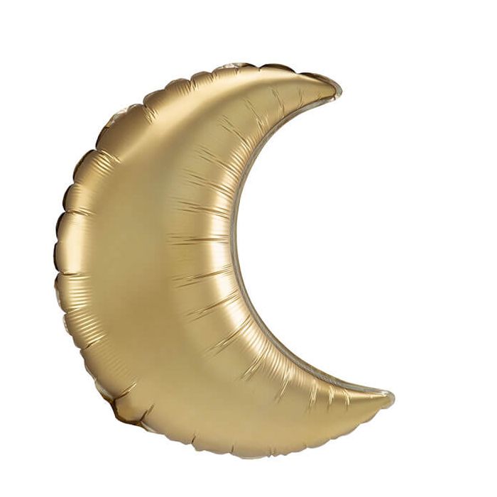 Palloncino Luna Oro Satinato (35"") Pz.3 main product photo