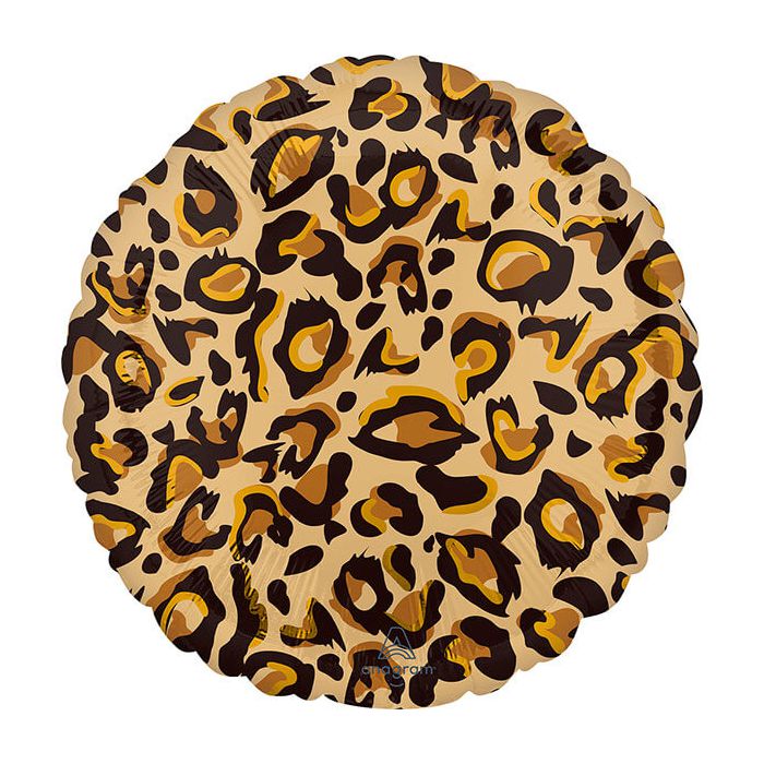 Palloncini Leopardo Pz.1 Mylar Tondo 18"/45cm W X 18"/45cm H main product photo