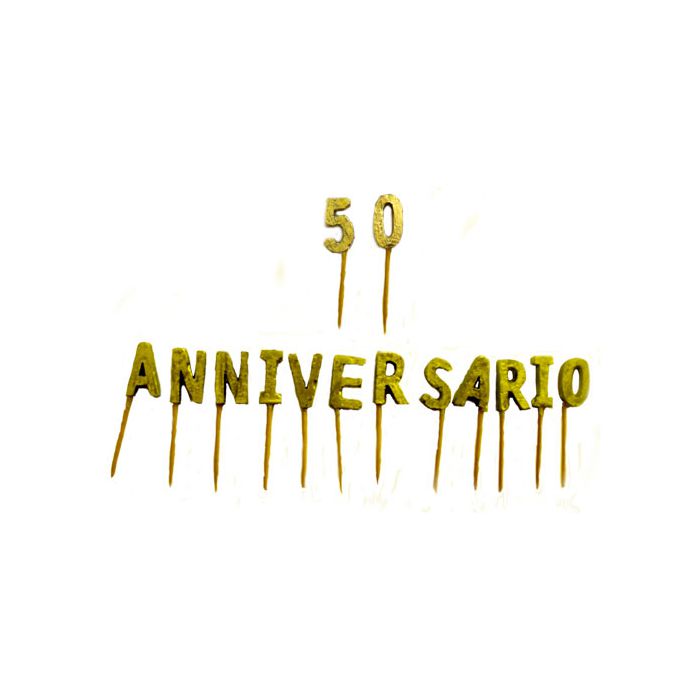 Candelina 50° Anniversario Pz.1 main product photo