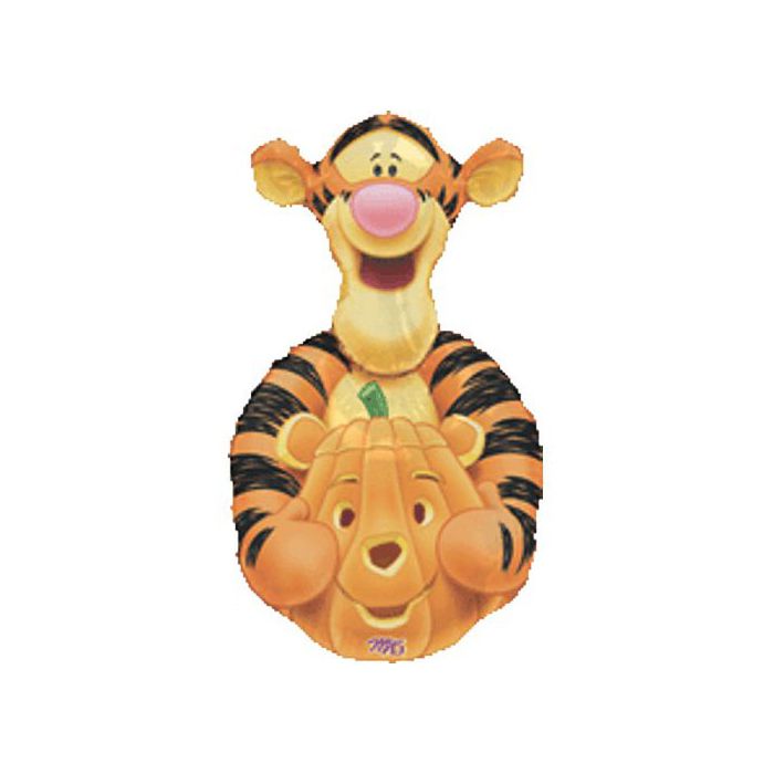 Palloncini Tigro Halloween Pz.5 Mylar Sagomato Cm.36 X 66 main product photo