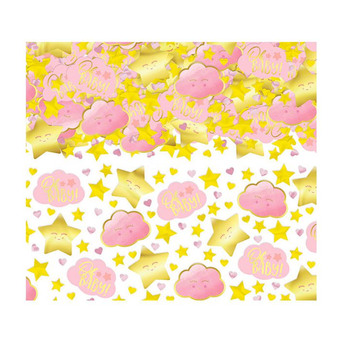 Coriandoli da tavola Oh Baby Girl Pz.1 Foil Gr.70 main product photo