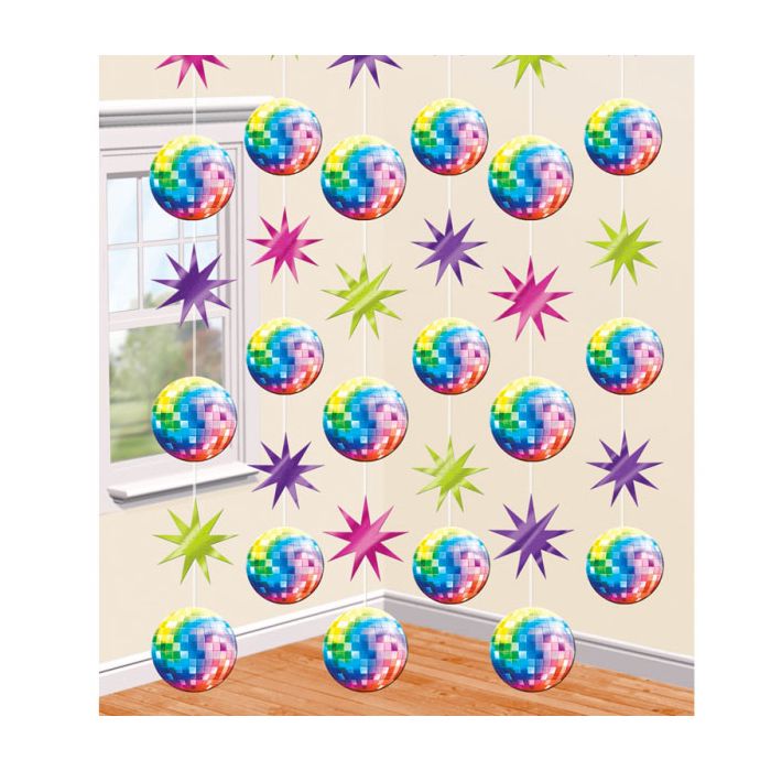 Decorazione Filare Disco Dancer Pz.6 Mt.2.10 main product photo