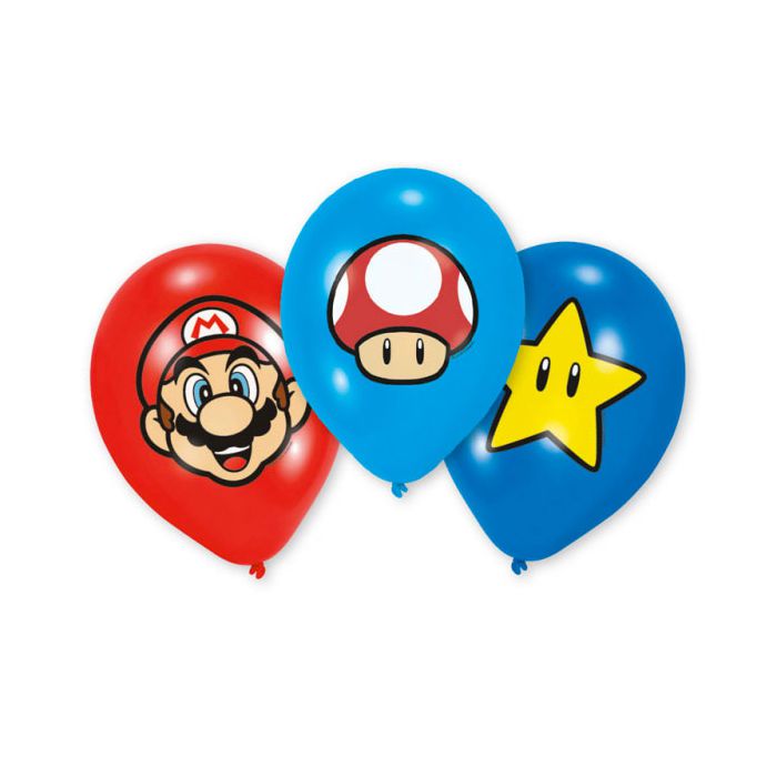 Palloncini Super Mario Pz.6 Cm.27.5 main product photo
