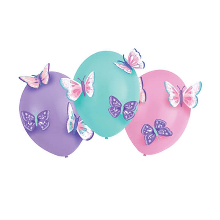 Palloncini Con Farfalle Adesive Pz.3 main product photo