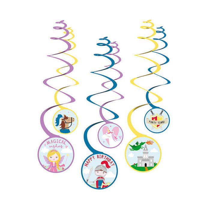 Decorazione principessa e cavaliere pz.6 main product photo