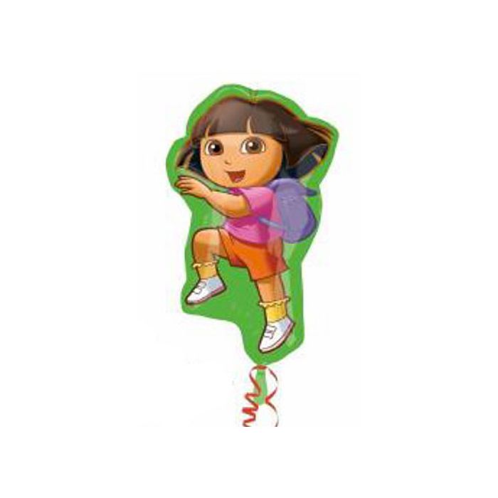 Palloncino Dora L'esploratrice Pz.10 Mylar Sagomato Cm.43 X 71 main product photo