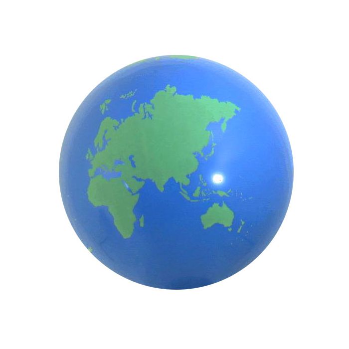 Palloncino Mondo (36") Pz.1 Colore Standard Blu 041 Stampa Verde Cm.90 main product photo