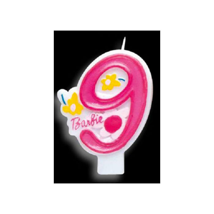 Candeline Barbie 9 Pz.1 Cm.7 main product photo