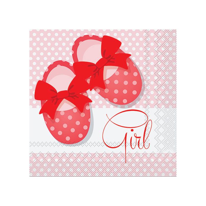 Tovaglioli Battesimo Bambina Pz.20 Cm.33x33 main product photo