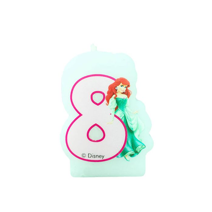 Candela Principesse 8° Compleanno Pz.1 Cm.6.5 X Cm.4.5 main product photo