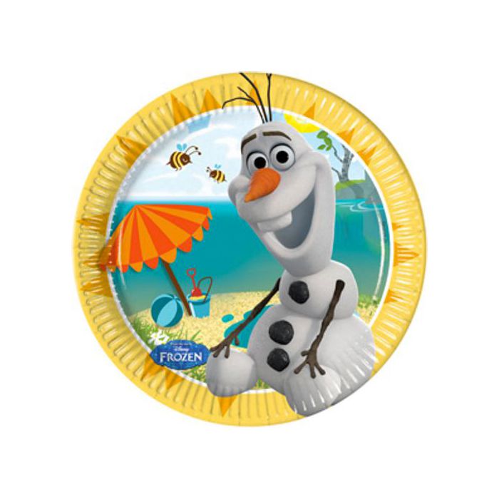 Piattini Olaf Disney Frozen Pz.8 Cm.20 main product photo
