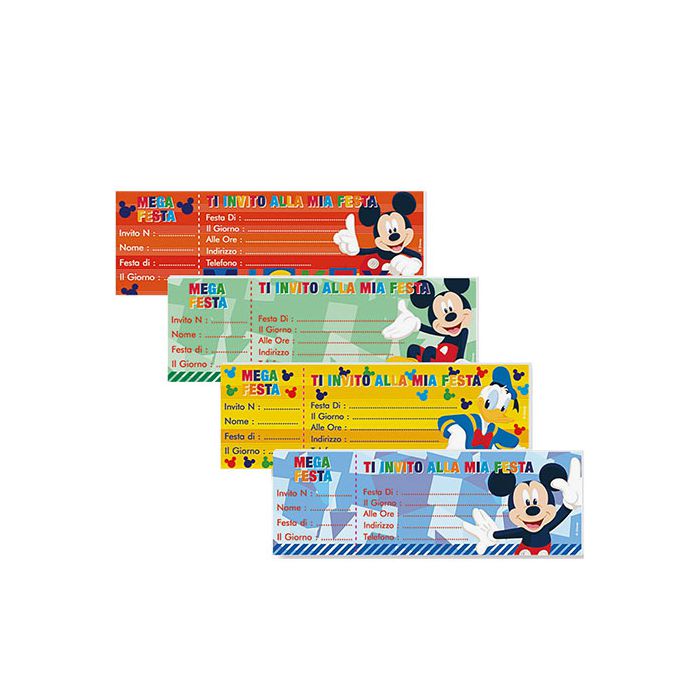 INVITI TOPOLINO E PAPERINO PZ.15 main product photo