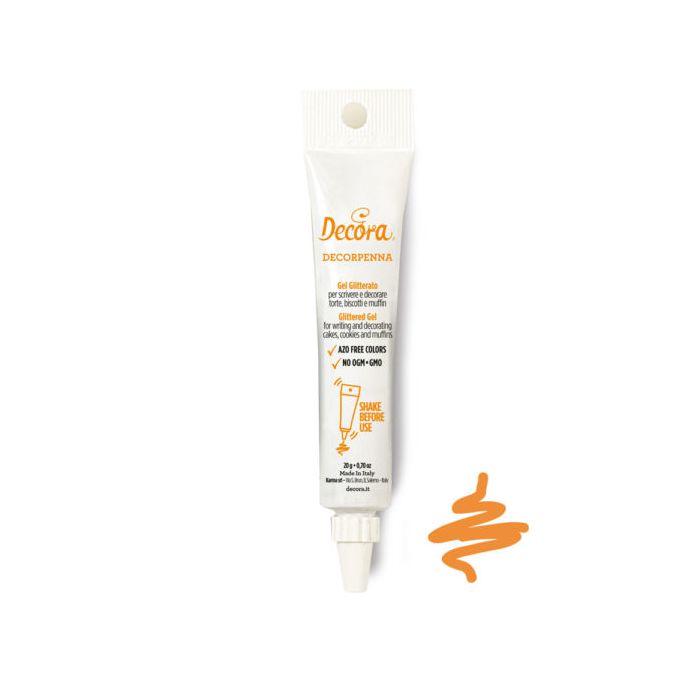 Penne In Gel Decorpenna Arancio Pz.1 main product photo