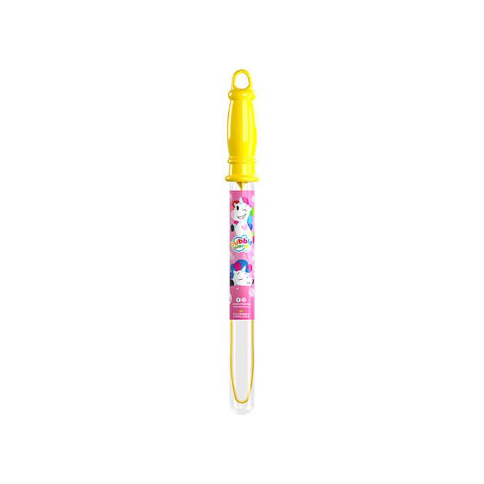 Spada bolle Unicorno con nuovo manico decorato, formato da 120ml per giochi da fiaba e feste incantate. main product photo