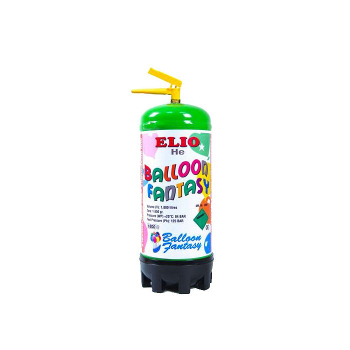 Bombola Elio 1,8 Lt Con Erogatore Pz.1 Gonfia 25 Palloni (9"/cm.23) main product photo