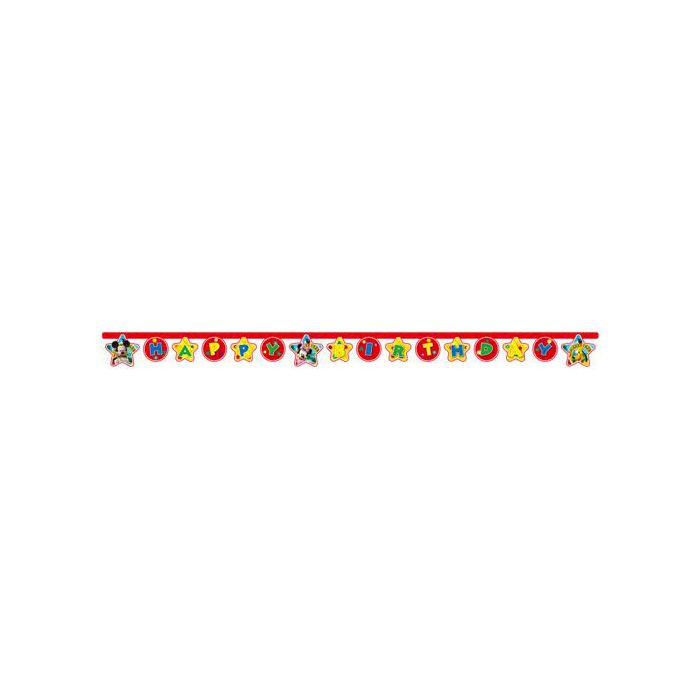 Festone Topolino Happy Birthday Pz.1 Mt.2.20 main product photo