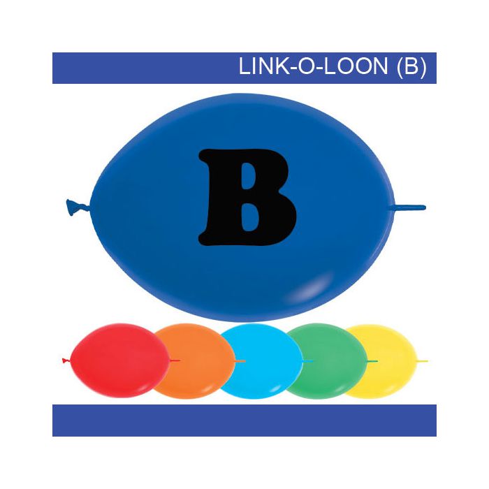Palloncini Lettera - (b) Pz.15 Colore Assortito Stampa Nera Cm.35 main product photo