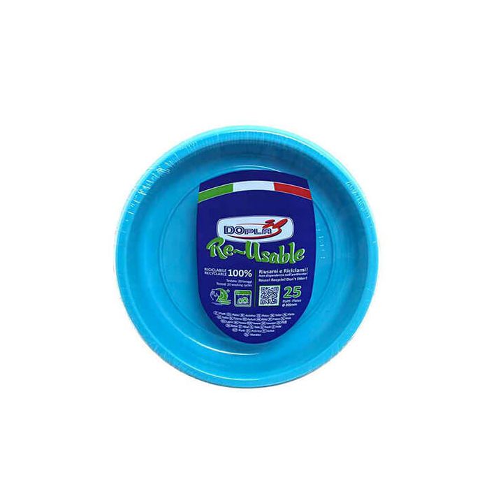 Piatto Fondo Azzurro Pz.25 main product photo