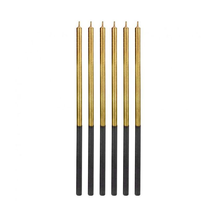 Candeline Stelo Platino/oro Pz.6 main product photo