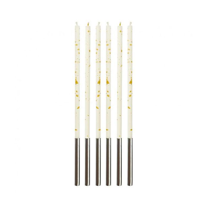 Candeline Bianche E Oro Pz.6 main product photo