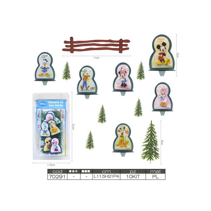 Decorazione Disney Pz.1 Kit Decorativo Per Torta main product photo