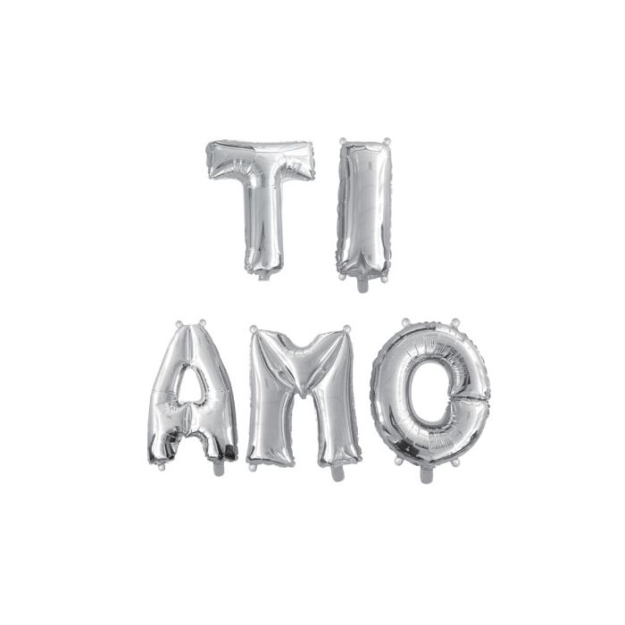 Scritta Ti Amo Argento Cm.43 main product photo