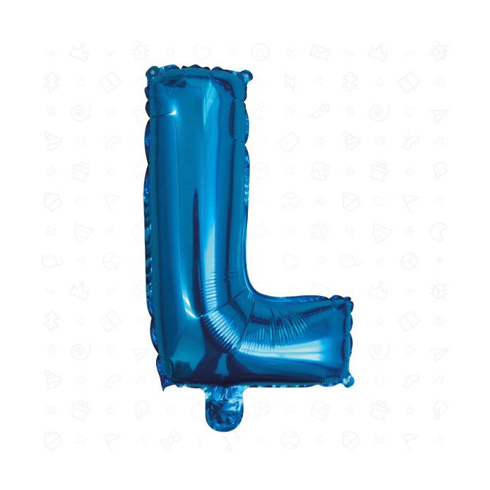 Palloncino Lettera (l) Blu Pz.1 17" Cm.43 main product photo